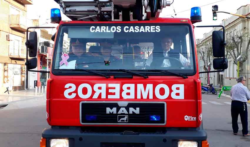 Nuevo equipamiento para los Bomberos Voluntarios de Carlos Casares