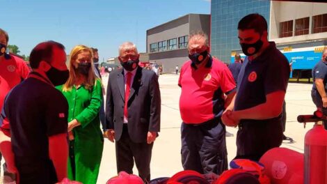 Inauguración del Centro Nacional de Entrenamiento para Bomberos