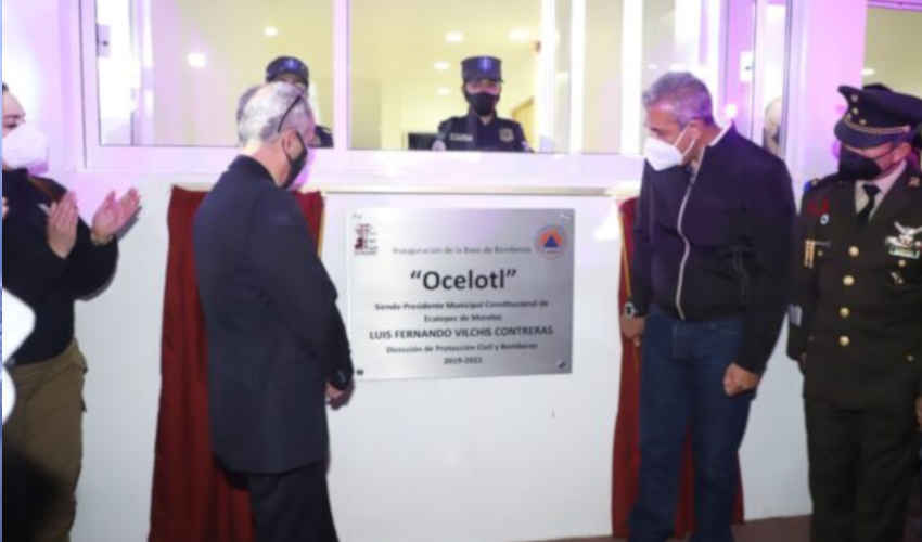 Inauguran Central de Bomberos en Ecatepec