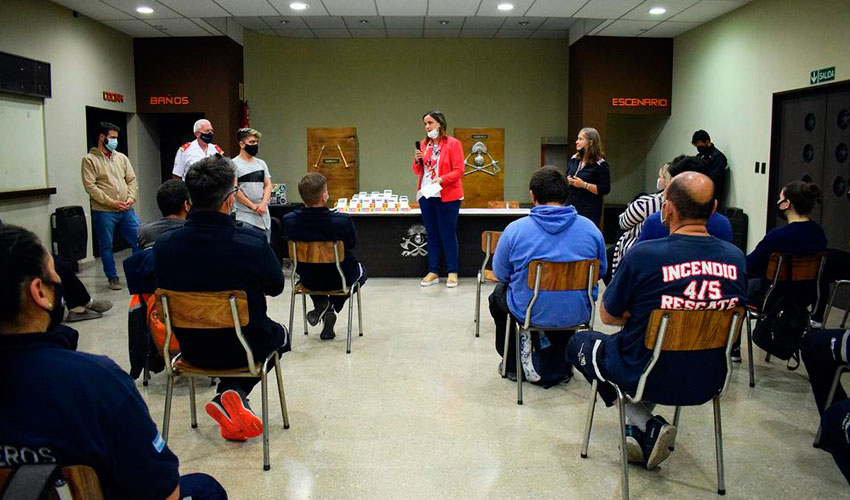 Capacitaron a Bomberos Río Cuarto en comunicación inclusiva