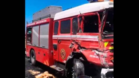 Un carro bomba sufrió un accidente mientras se dirigía aun incendio