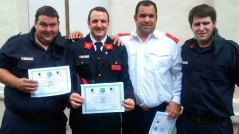 Bomberos Voluntarios de Olavarría suma instructores a sus filas