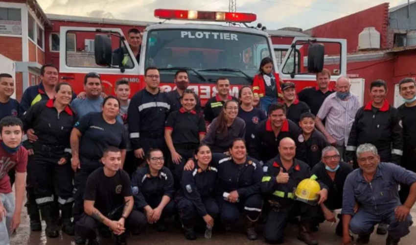 Bomberos de Plottier con nuevo autobomba