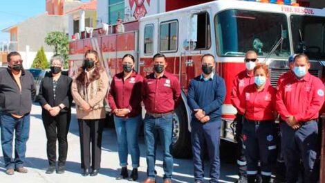 Camión de bomberos para el Cañón de Juchipila