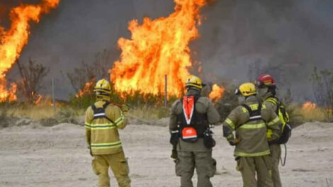 Incendios: varios bomberos quedaron aislados por coronavirus