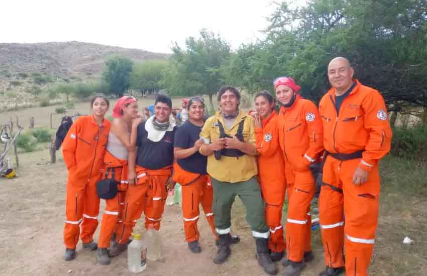 El trabajo de los bomberos voluntarios en primera persona