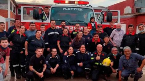 Bomberos voluntarios fueron a Legislatura a pedir una ley que los ampare