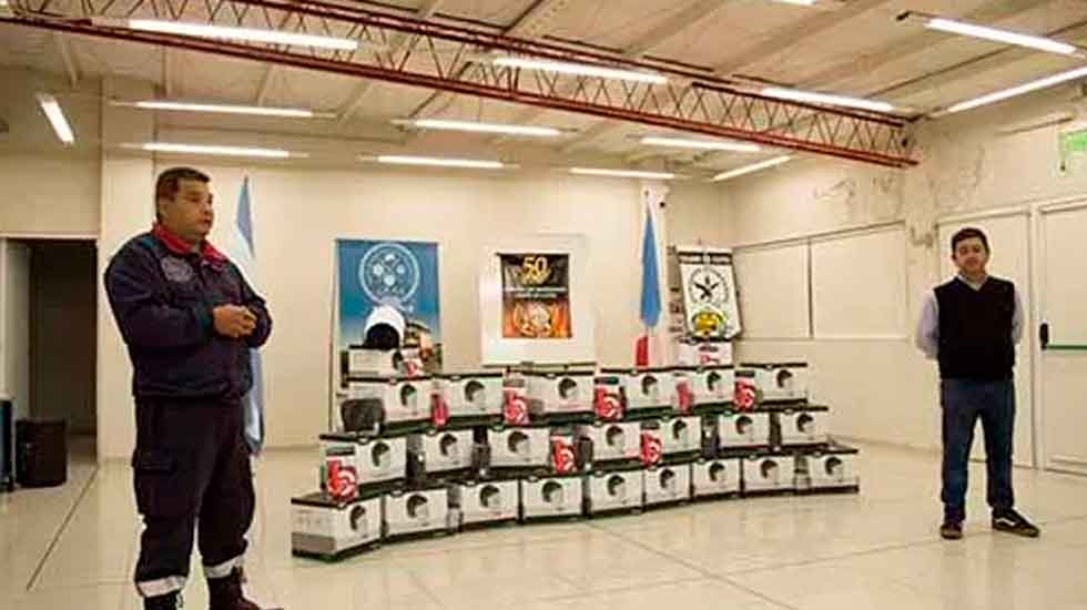 Bomberos Voluntarios de Luján presentó nuevo equipamiento de seguridad