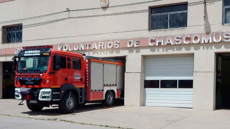 Bomberos Voluntarios de Chascomús reciben un aporte de $1.600.000