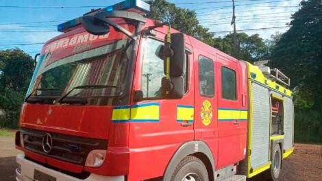 Autobomba se suma a la flota de Bomberos Voluntarios de Oberá