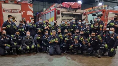 Bomberos Voluntarios General Belgrano recibieron equipos de protección