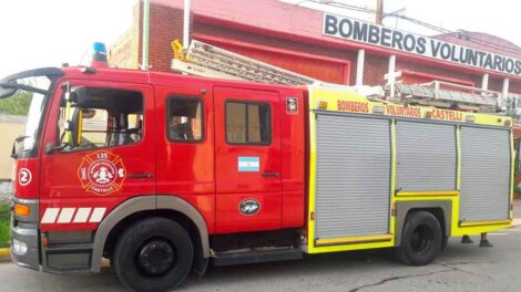 Bomberos Voluntarios de Castelli con nueva Autobomba