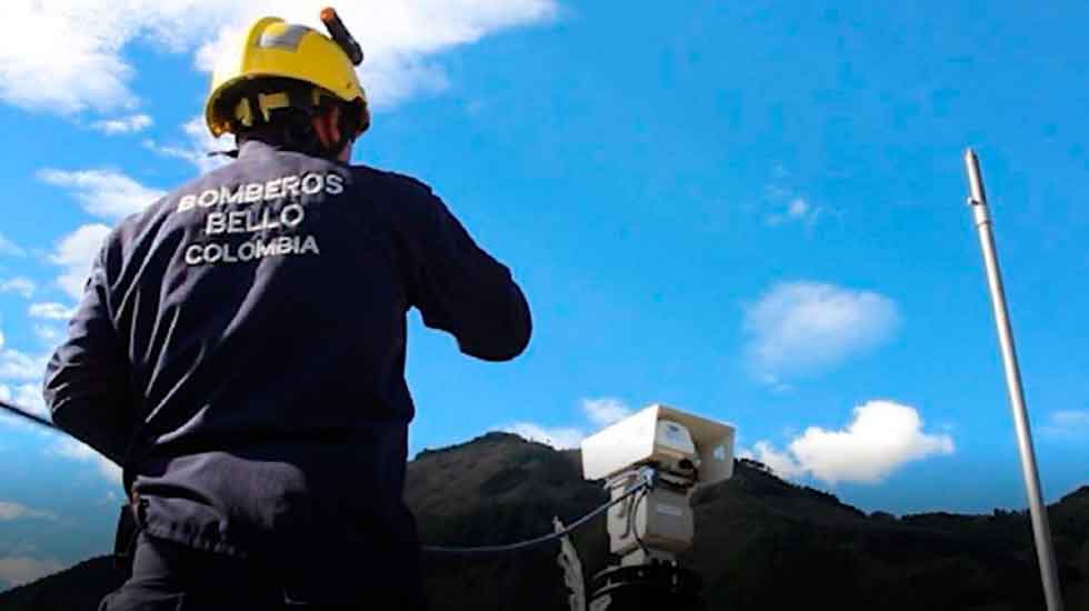 Bomberos de Bello tiene una cámara térmica para control de incendios
