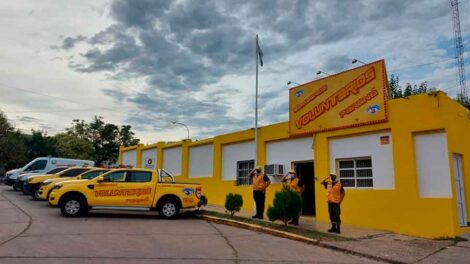 Entregaron aportes a 59 cuarteles de Bomberos Voluntarios