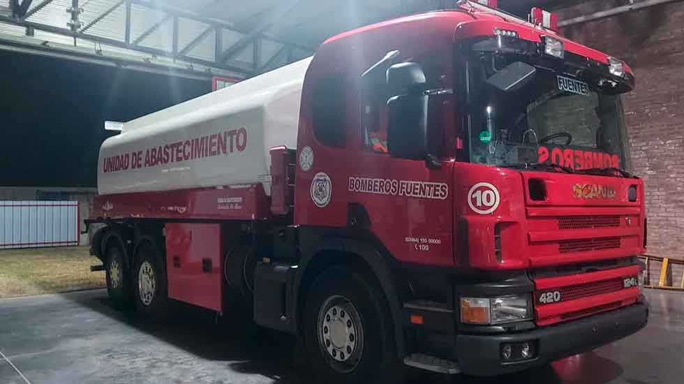 Bomberos Voluntarios de Fuentes sumaron nueva unidad