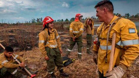 El Papa Francisco felicitó a los bomberos que lucharon contra los incendios