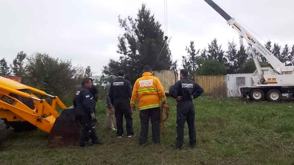 Bomberos recibió a una donación para construir simulador de incendios