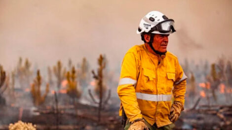 Bomberos de Buenos Aires brindaron ayuda psicológica durante los incendios