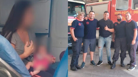 Ituzaingó: Bomberos Voluntarios salvaron a una beba