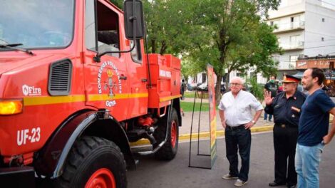 Presentaron la nueva unidad de los Bomberos Voluntarios de Goya