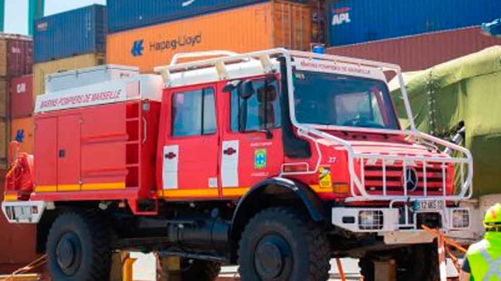 Quinta Compañía de Bomberos de Valparaíso recibe nuevo carro