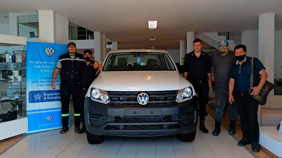 Los bomberos de San Miguel recibieron nueva camioneta