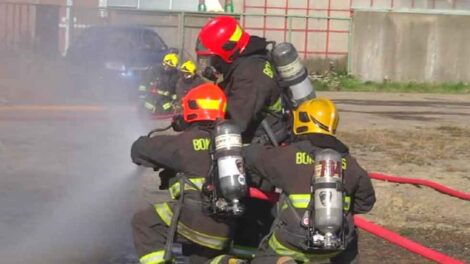 Bomberos de Río Seco recibieron su tradicional bautizo