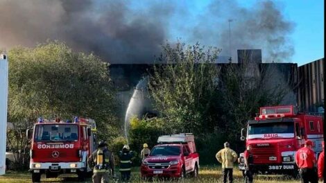 Córdoba: Se incendió una fábrica de motos