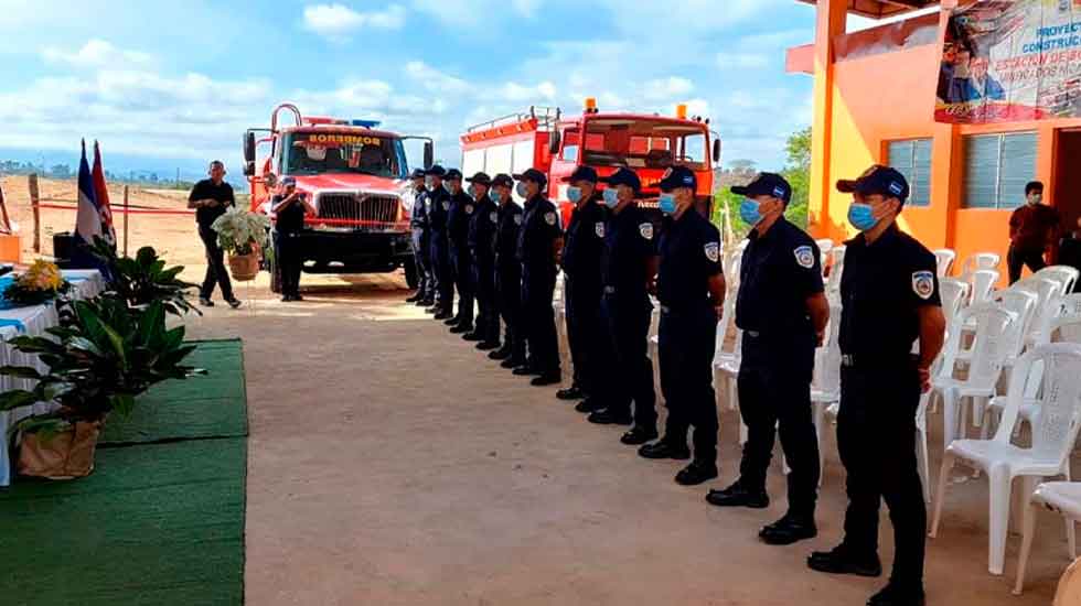 Inauguran sexta estación de bomberos de Nueva Segovia