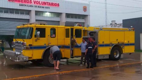 Bomberos Voluntarios Santa Clara de Buena Vista con nuevo autobomba