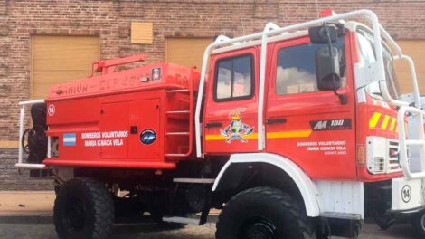 Bomberos Voluntarios de María Ignacia Vela con nuevo móvil