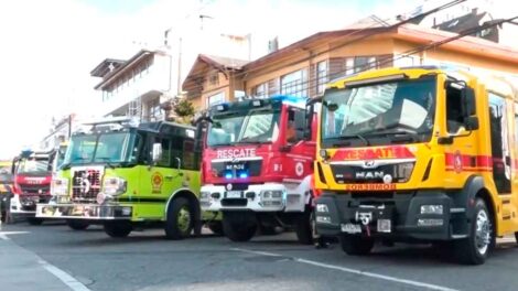 Bomberos de Villa Santa Lucía cuentan con una compañía