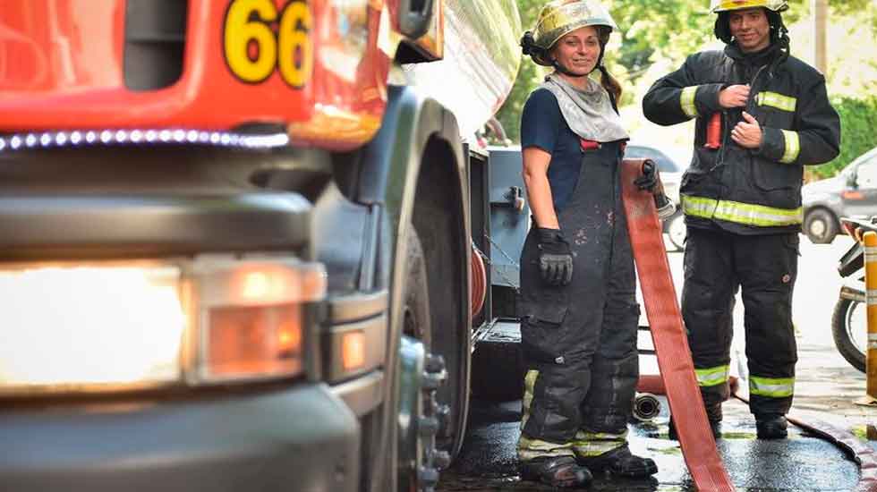 Bomberos de Vicente López realizaron una muestra y capacitaciones en RCP