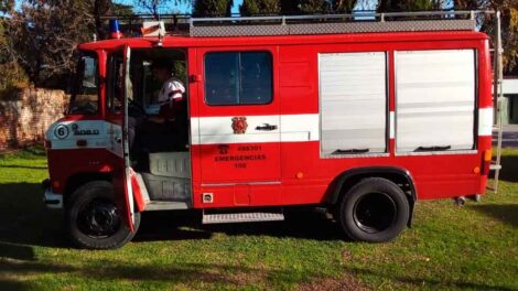 Bomberos Voluntarios de Saavedra con nueva unidad