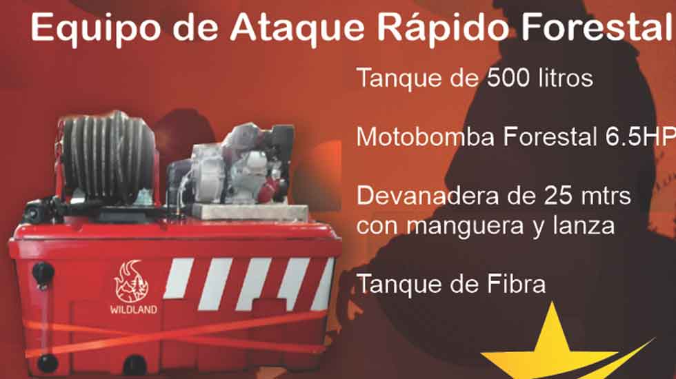 Nuevo equipo de ataque rápido para incendios forestales