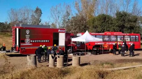 Bomberos de toda la región se capacitaron en la ciudad de 25 de Mayo