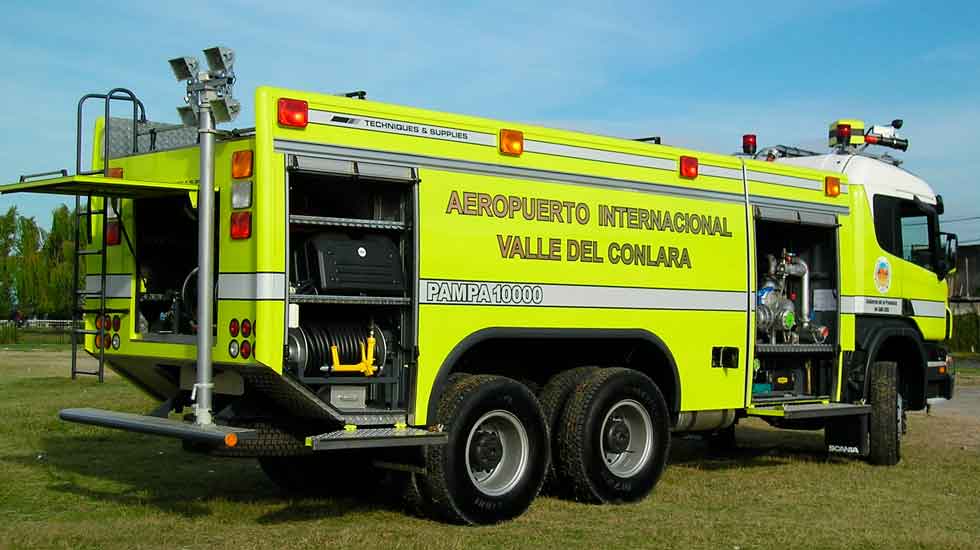 Nueva estación de bomberos en el Aeropuerto Valle del Conlara