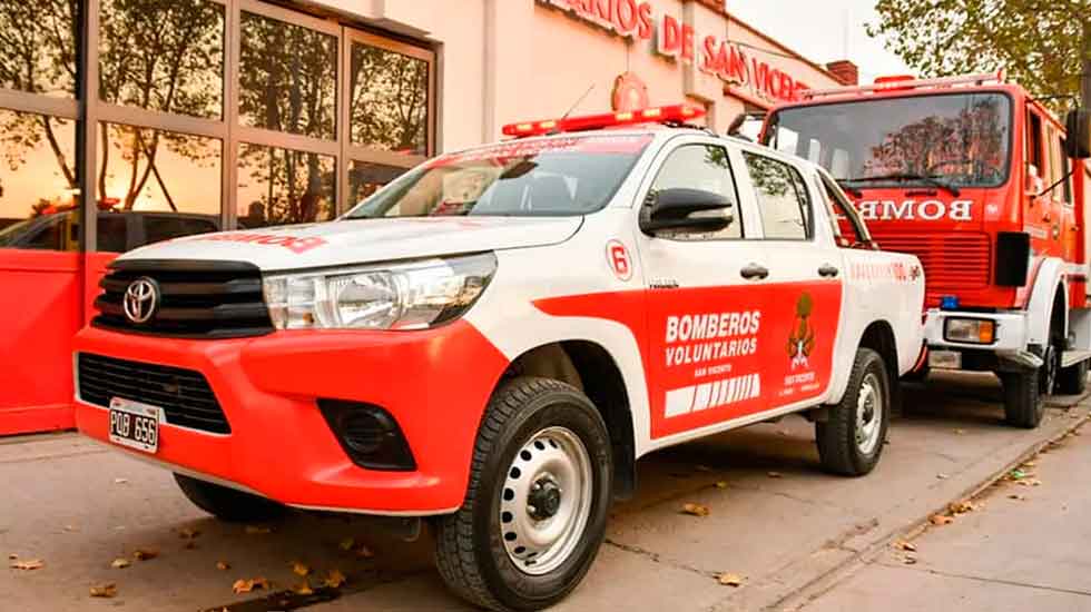 Bomberos de San Vicente adquirieron dos nuevas unidades