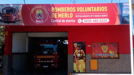 Los Bomberos Voluntarios de Merlo tienen su primera chofer