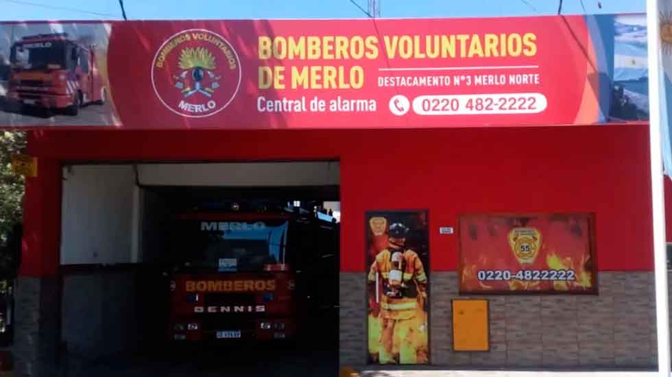 Los Bomberos Voluntarios de Merlo tienen su primera chofer