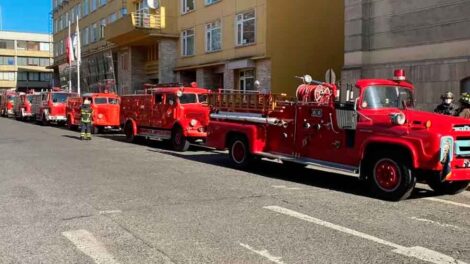 Reliquias de bomberos fueron exhibidas en Valdivia