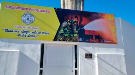 Bomberos Voluntarios inauguraron la ampliación de su cuartel