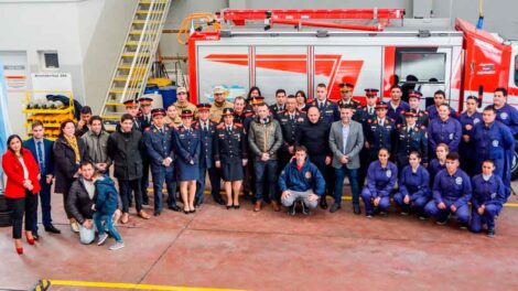 Bomberos recibieron fondos para construir un Centro de Entrenamiento