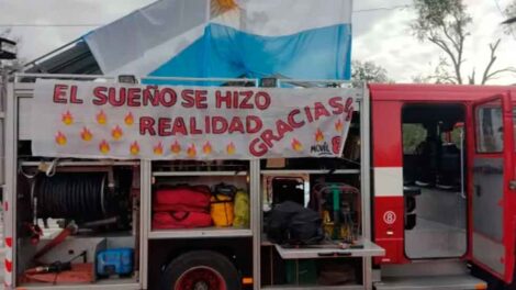 Bomberos de San Lorenzo presentaron su nueva autobomba