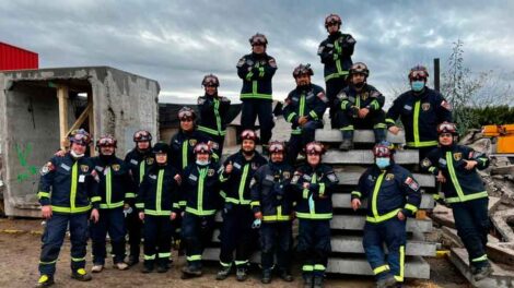 Grupo USAR de Bomberos de La Serena se reacreditan en IRNAP