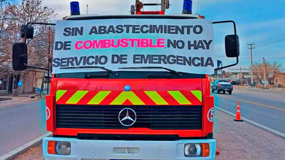 A Bomberos solo les alcanza el gas oil para intervenciones en el radio urbano