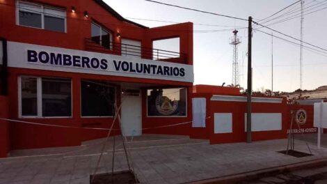 Inauguración del cuartel de Bomberos Voluntarios