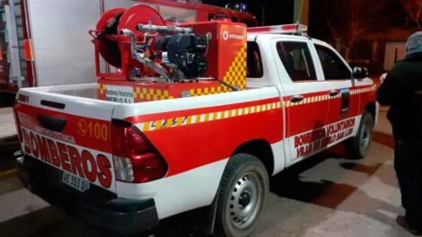 Bomberos Voluntarios de Villa de Merlo sumaron un nuevo kit forestal