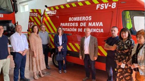 Dos nuevos vehículos para el parque de Bomberos de Paredes de Nava