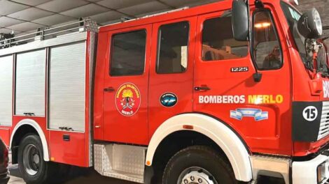 Bomberos Voluntarios de Merlo con nueva unidad